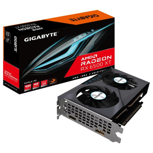 VGA GIGABYTE Radeon RX 6500 XT EAGLE-SX20 VGA GIGABYTE Radeon RX 6500 XT EAGLE